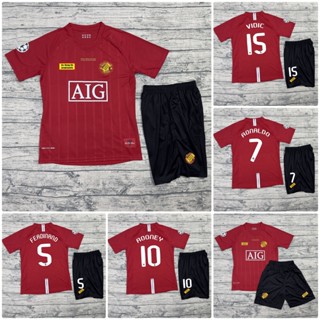 QUẦN ÁO BÓNG ĐÁ CLB MANCHESTER UNITED -BẢN 2008 QUẦN ĐEN-VẢI GAI THÁI CAO CẤP