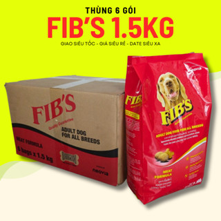 [THÙNG 6 GÓI] FIB'S 1.5KG thức ăn cho chó trưởng thành - Giá hời