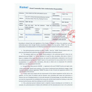 Tông Đơ Cắt Tóc Kemei KM-1990,có màn hình hiển thị pin.