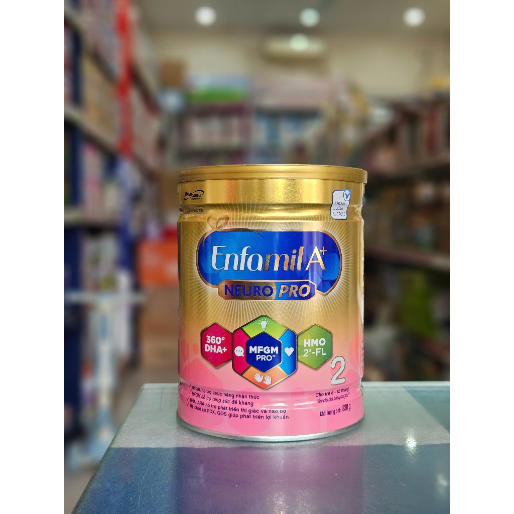 Sữa Enfamil A+ Neuro pro 2 830g MFGM Pro + DHA.