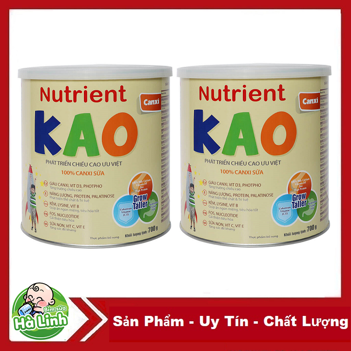 Combo 2 Lon Sữa Nutrient Kao 700g [Date mới nhất]