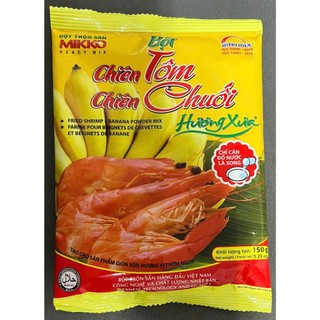 Bột chiên tôm, chiên chuối Mikko hương xưa 150g