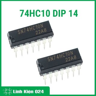 IC chức năng 74HC10 3-Input NAND DIP14