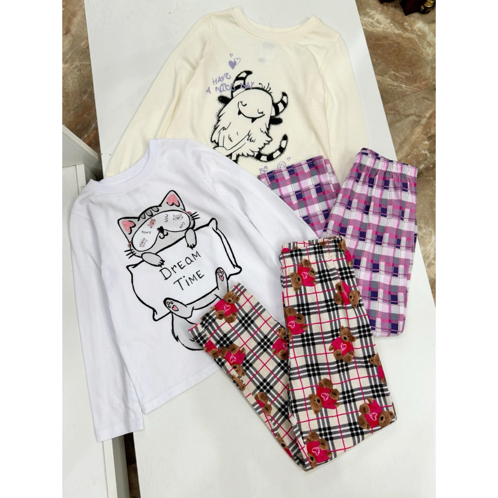 Bộ Thu Bé Gái Cotton Acoola