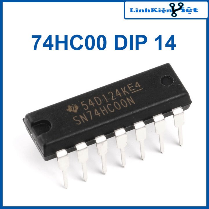Linh kiện74HC00 2-Input NAND DIP14