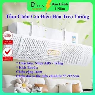 Tấm chắn gió điều hòa máy lạnh treo tường - Chắn gió điều hòa thổi trực tiếp vào người, nhựa ABS