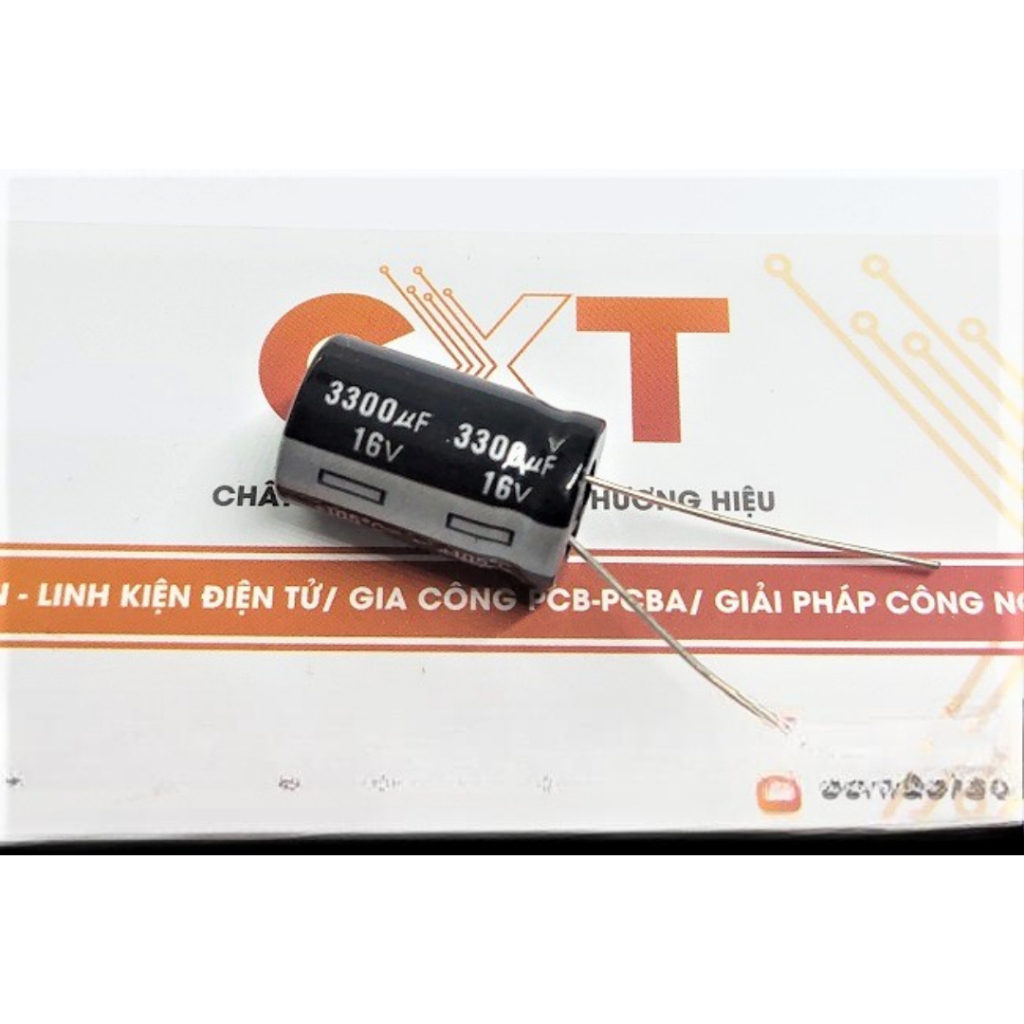 Tụ hóa 3300uF 16V 13x20mm