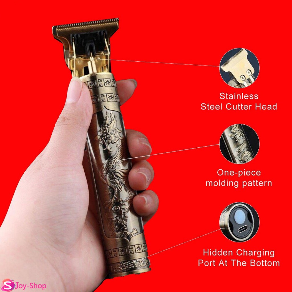 JoyShop Tông đơ cắt tóc, máy cạo râu, tông đơ cắt tóc sạc điện, sạc USB, tông đơ cắt tóc