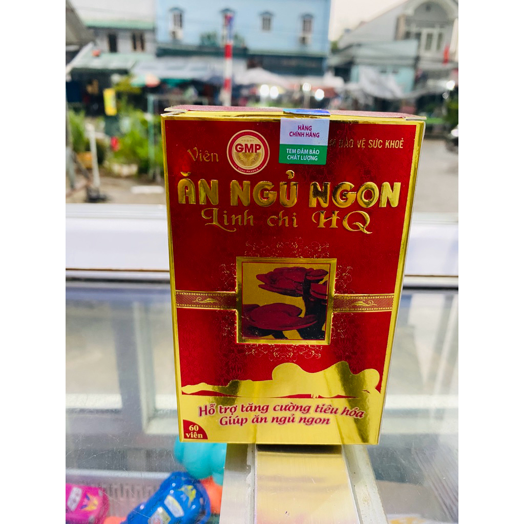 VIÊN ĂN NGỦ NGON LINH CHI HQ- cải thiện tình trạng ăn không ngon miệng - ngủ không ngon giấc