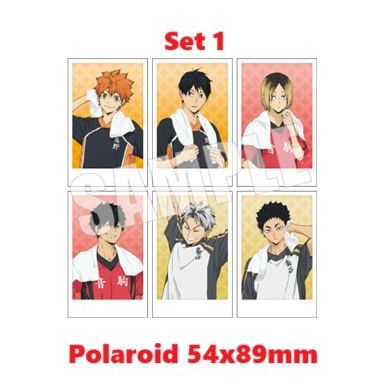 [Chính hãng][Hàng sẵn] Gói thẻ polaroid nhân vật Haikyuu collab Raku spa