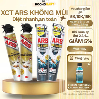 Xịt Côn Trùng Ars Pro.X Mạnh/ Không mùi 600ml diệt kiến,muỗi,dán và kiến ba khoang