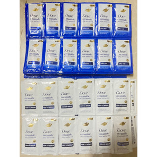  Dây dầu gội  dầu xả Dove Phục hồi hư tổn gói 6g  dây 10 gói  