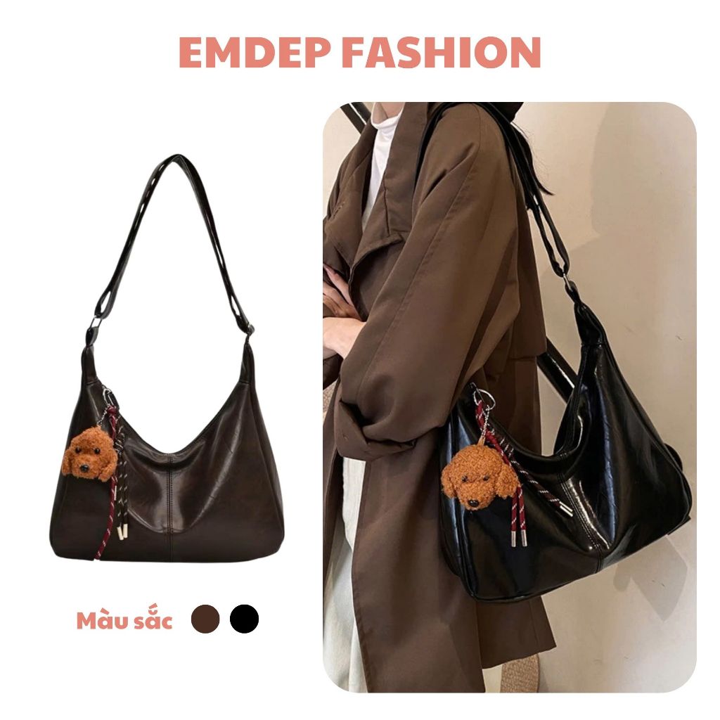 Túi Xách Nữ Đeo Chéo Emdep Fashion Da Cao Cấp Xinh Xắn Thời Trang Hàn Quốc - TC136*