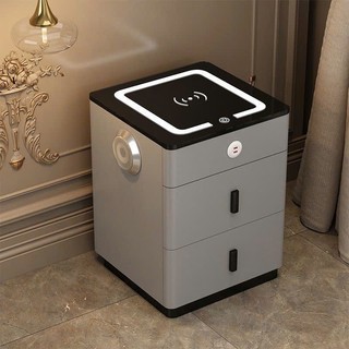   Lẻ = sỉ  Tủ đầu giường nhập khẩu thông minh có loa bluetooth sạc không dây đèn LED 3 màu 