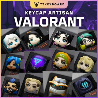   Hỏa Tốc  Keycap Artisan Valorant Killjoy Jett Sage Phoenix Omen - Chính Hãng Lobo - TTKeyboard 