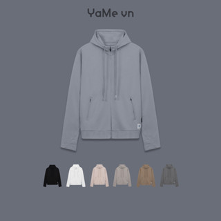 Áo Khoác Hoodie Zipper Nam Nữ Thoáng Mát Đơn Giản Thời Trang Thương Hiệu Y2010 Cool Touch 02 22608 |YaMe|