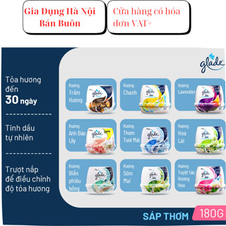  Sáp Thơm GLADE 180G Đủ Mùi Hương Chính Hãng 