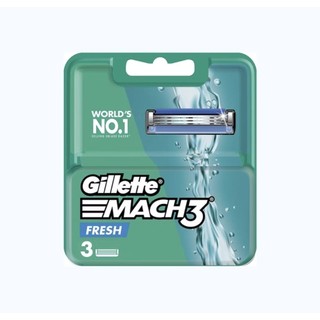 Hộp lưỡi dao cạo râu Gillette Mach3, vỉ 3 lưỡi