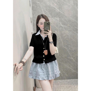 Bigsize 60-90kg Áo sơ mi khuy vàng zip tàu co giãn – LanBigsize sang trọng thanh lịch trẻ trung