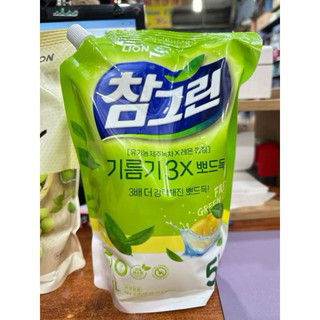  Nước rửa chén hữu cơ tinh chất trà xanh CJ Lion Hàn Quốc túi 1.2L 