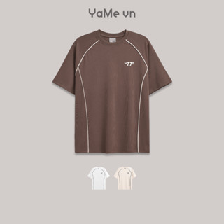 Áo Thun Nam Tay Ngắn Cổ Tròn Thời Trang Thương Hiệu Y2010 Seventy Seven 43 23561 |YaMe|