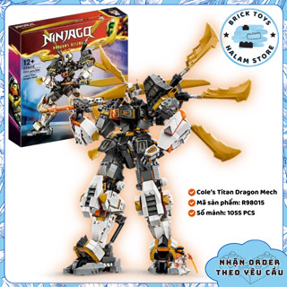 [Rẻ vô địch] Đồ chơi lắp ráp Ninjago Dragons Rising Cole Titan Mech 62487 R98015 - Mô hình Cole Mech