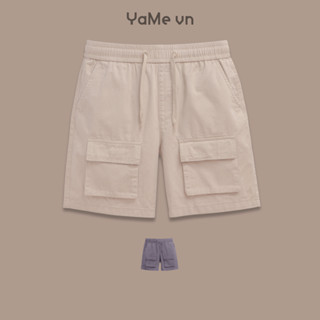 Quần Short Kaki  Nam Lưng Thun Trên Gối Thấm Hút  Thời Trang Thương Hiệu Y2010 No Style M94 23628 |YaMe|