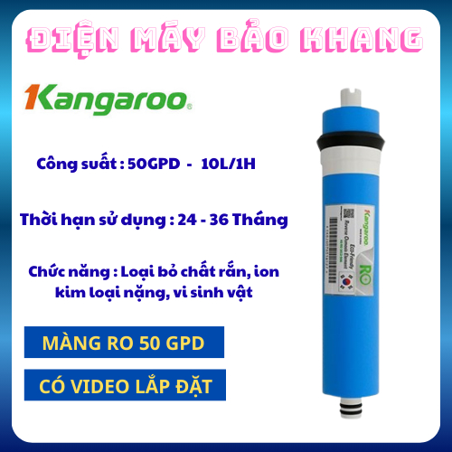 Lõi lọc nước Kangaroo số 4 – Màng lọc RO Kangaroo chính hãng thay được cho các hãng khác