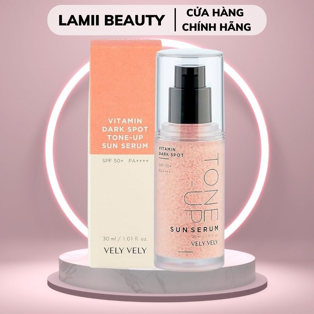 Tinh Chất Chống nắng VELY VELY Vitamin Dark Spot Tone-up Sun Serum /Multi-active Serum