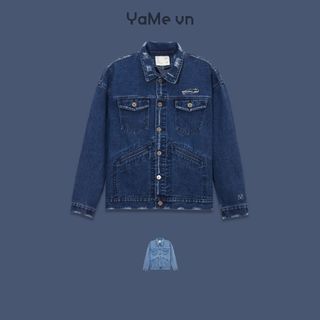  Áo Khoác Jeans Nam Wash Rách The Original 005 23498 |YaMe| 