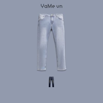 Quần Jean Nam Vải DurableTex™ Mặc Bền Co Giãn Tốt, Mài Nhẹ Tự Nhiên The Original 004 Dáng Ôm Vừa F2 23537 |YaMe|