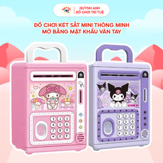 Đồ Chơi Két sắt mini thông minh mở bằng mật khẩu vân tay mô phỏng gương mặt cỡ lớn,két sắt cho bé