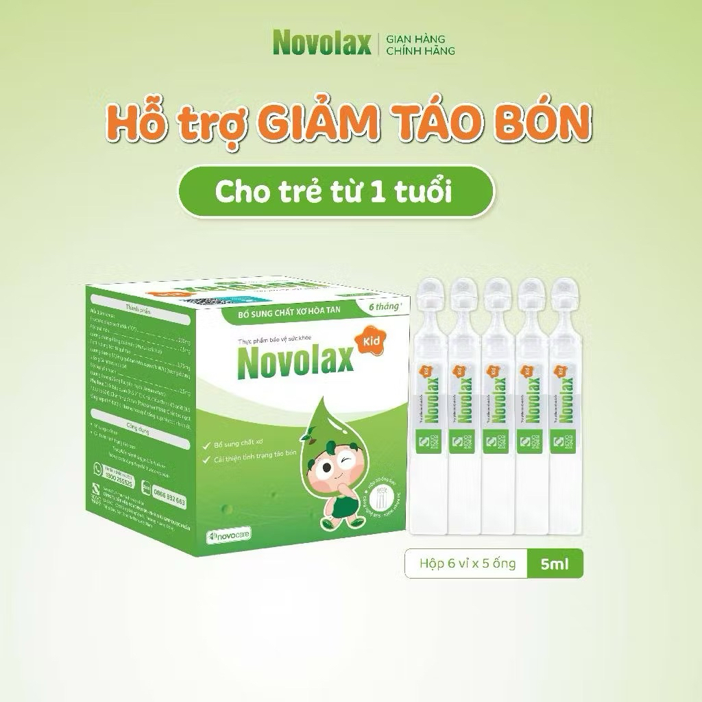 NOVOLAX DROP - Bổ sung chất xơ cho cơ thể, hỗ trợ nhuận tràng, giảm táo bón