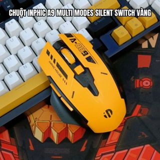  CHUỘT KHÔNG DÂY INPHIC PM6   F1  M1   A1   M9   F8   DR8   F9   A9 SILENT SWITCH KHÔNG TIẾNG ỒN 