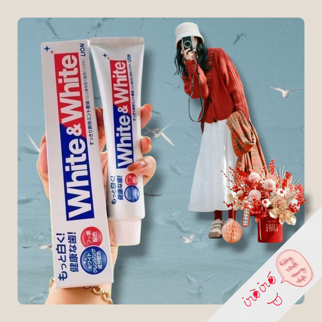 Kem đánh răng White White Nhật Bản 150g