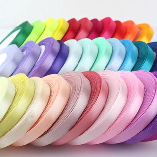 (LƯU Ý MÔ TẢ)Cuộn Ruy Băng Lụa Bản 1cm (cuộn ~22m)