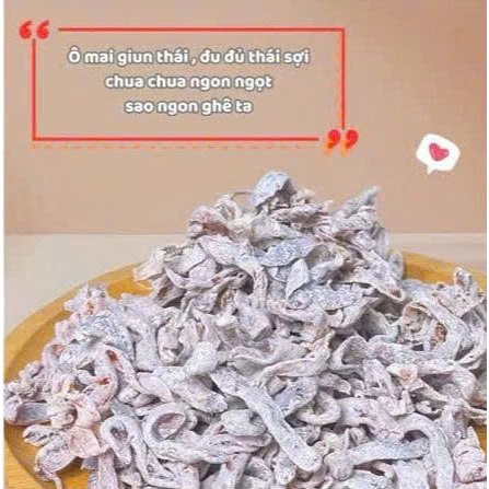 Ô Mai Sợi Đu Đủ Thái ( Ô Mai Giun) 100g