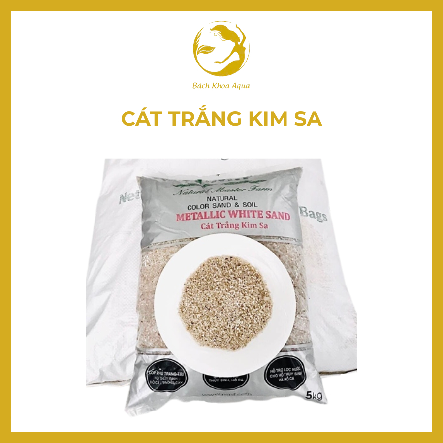 N.M.F Cát Trắng Kim Sa chiết 0,5kg/1kg - Trải nền bể thủy sinh