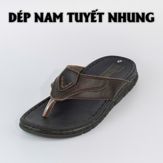 DÉP KẸP NAM CAO CẤP ĐẾ DR 2 LỚP MẪU KHÂU GIỮA