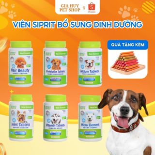  Bổ sung canxi vitamin dưỡng chất khoáng đẹp lông dưỡng da cho chó mèo gia huy pet shop 