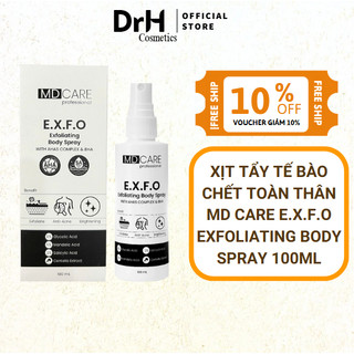 Xịt Tẩy Tế Bào Chết Toàn Thân MD Care E.X.F.O Exfoliating Body Spray 100ml