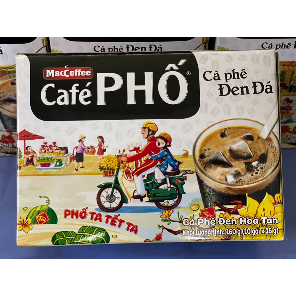 Maccoffee - Café Phố Đen Đá - GỒM 10 gói