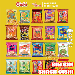 (Hỏa tốc HN 32g) Bim bim oishi bánh snack Oishi® bim bim jojo jacknjill nhiều loại đủ vị gói 32gram