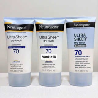  Kem chống nắng Neutrogena Ultra Sheer SPF70 