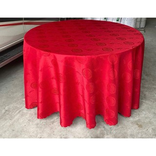 Khăn trải bàn vải gấm cao cấp, siêu sang phủ trùm chân dành cho bàn tròn các kích thước
