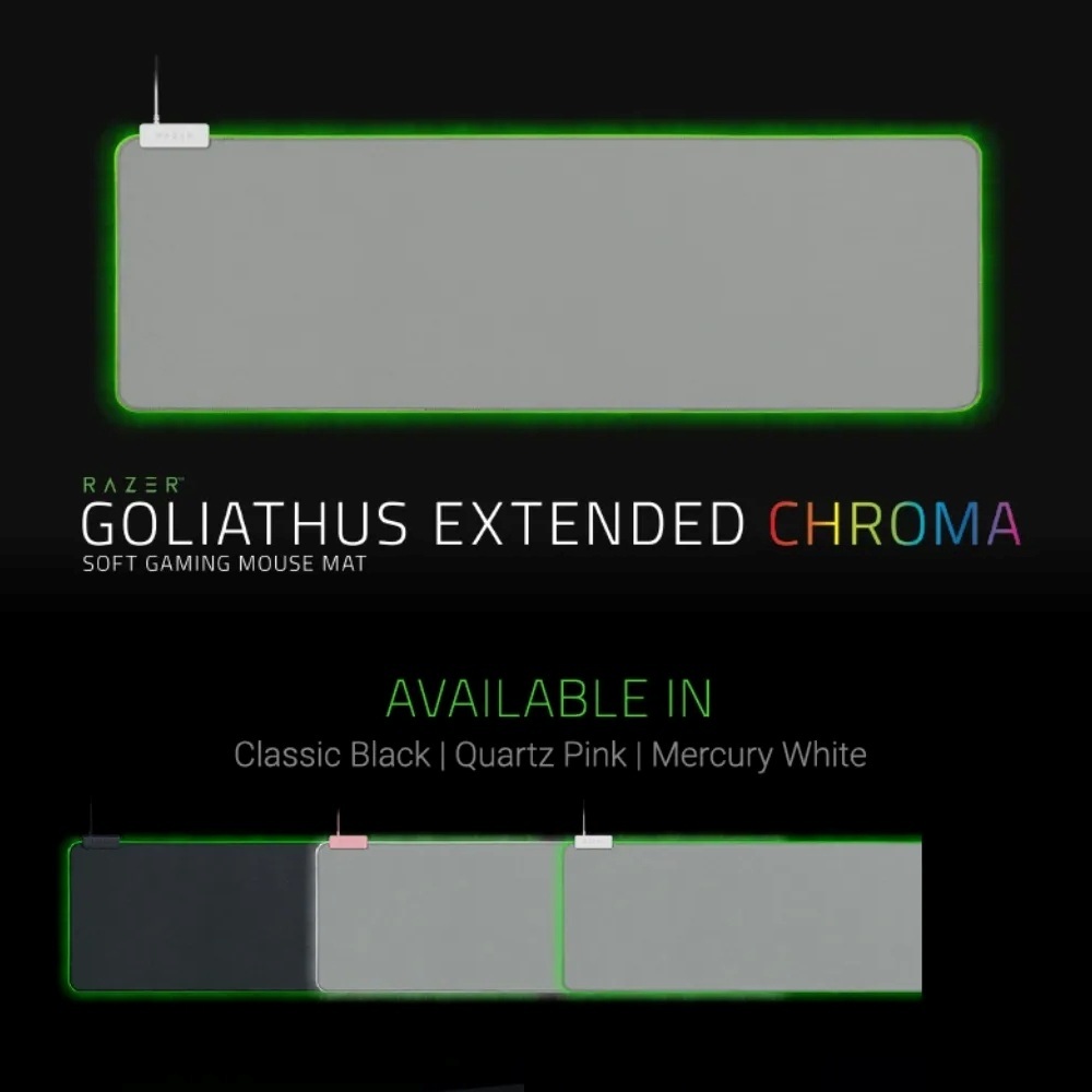 [NEW, ORIGINAL] Tấm lót chuột Razer Goliathus Chroma Extended — Oversized Soft Gaming Mouse Mat Powe