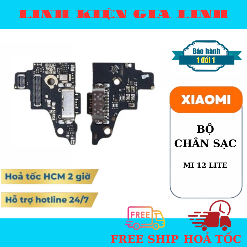 Cụm Chân Sạc Xiaomi MI 12LITE / Mi 12 Lite