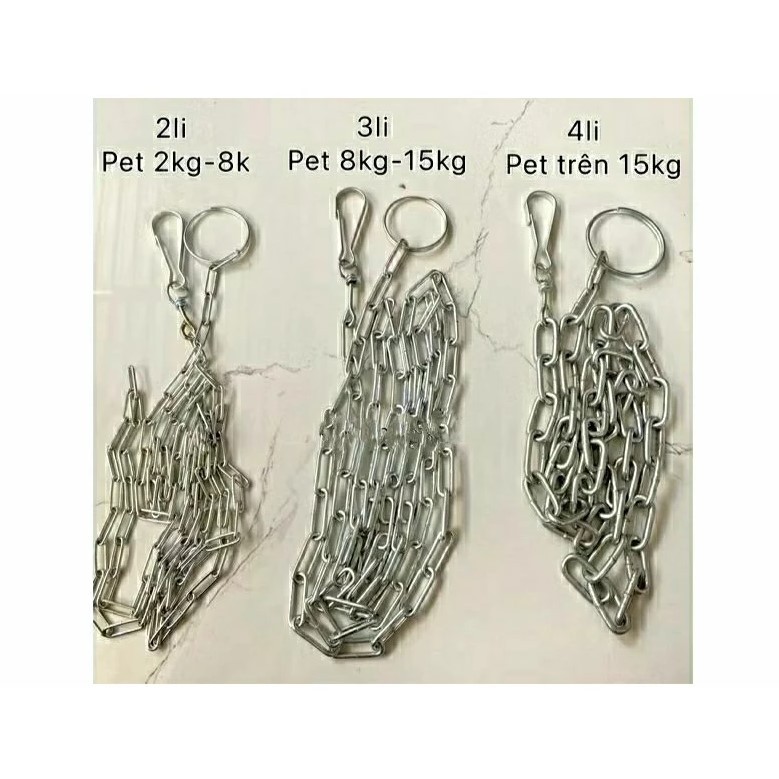 Dây xích INOX cho chó mèo