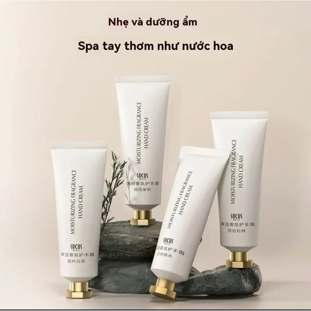 Kem dưỡng da tay nước hoa Socus