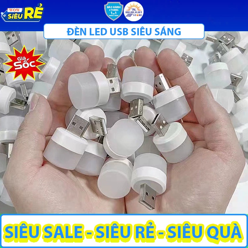 Giá Sỉ Combo Bóng Đèn USB Siêu Sáng Highlight Store